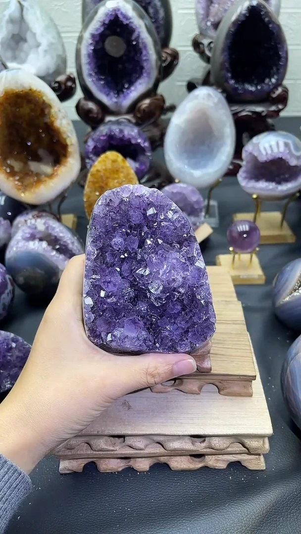 未镶嵌大型摆件（非配饰）紫晶628号摆件
