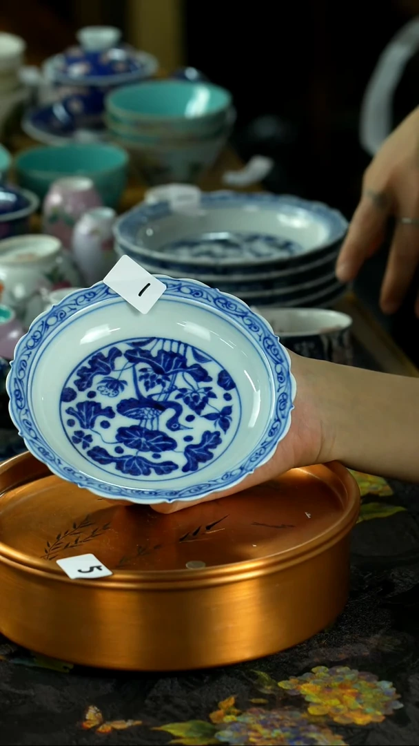 中秋国庆景德镇手绘瓷器