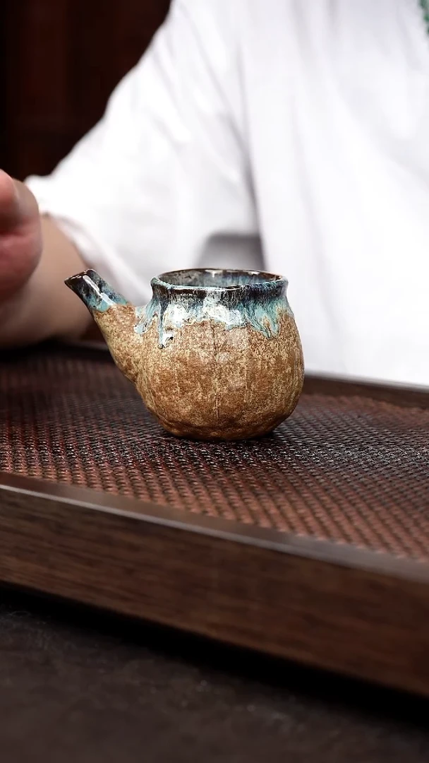 茶壶紫砂均釉带嘴公道