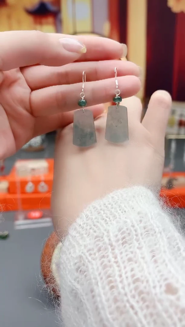 未镶嵌翡翠耳饰722