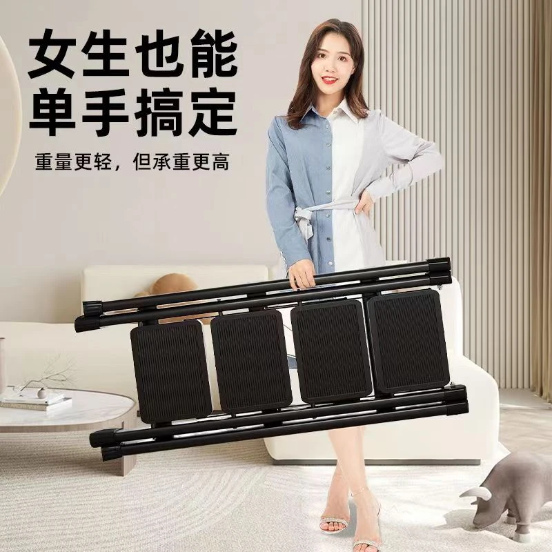 家用多功能人字梯折叠梯楼梯凳子小型室内超厚花架加厚碳钢