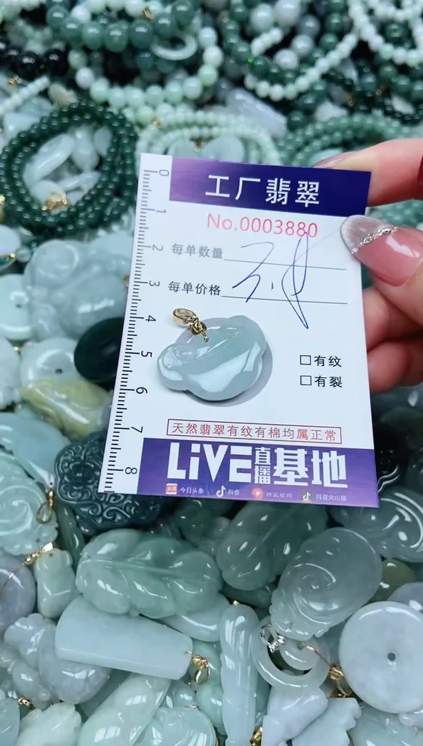 【闪购商品】翡翠吊坠(不含链)未镶嵌翡翠