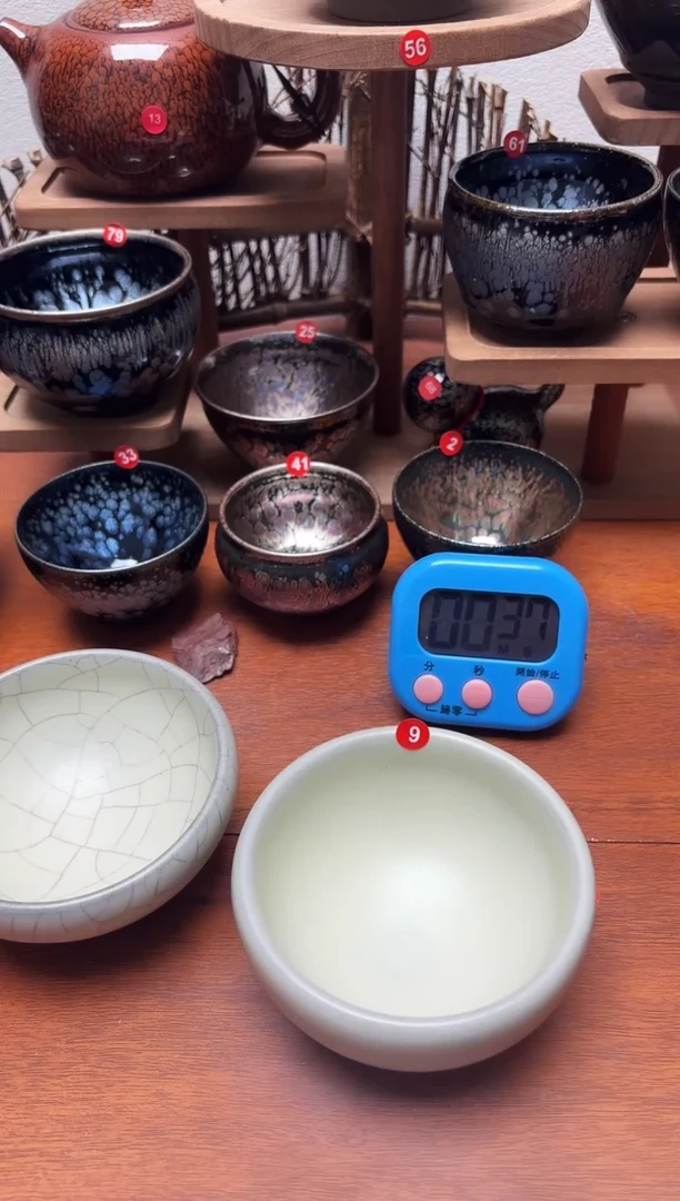 茶盏八*9号建盏工匠茶器