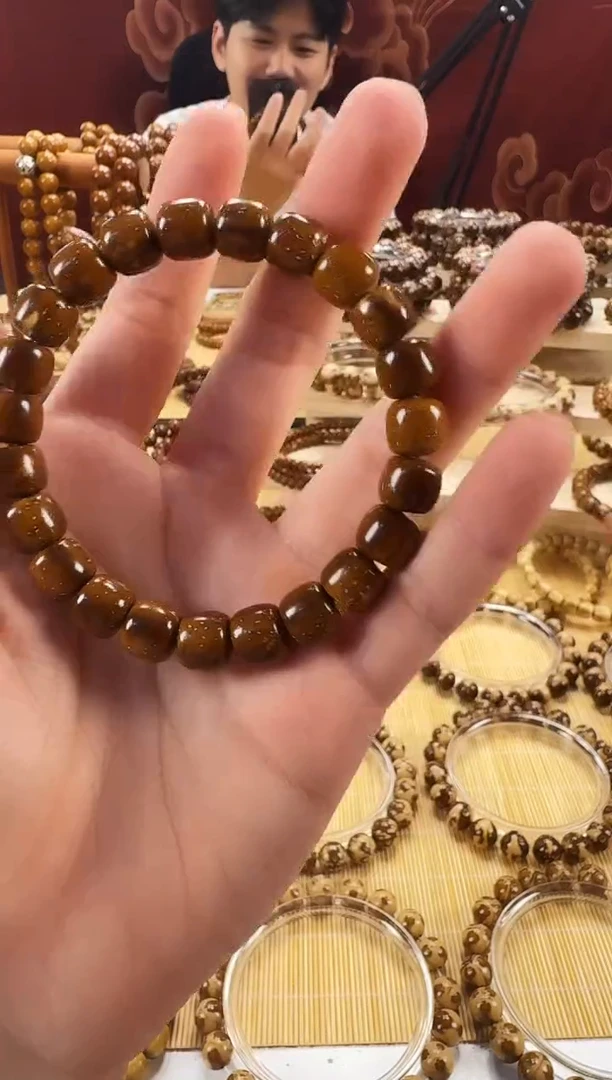 手串紫金鼠染*10mm 紫金鼠纯色实心微瑕