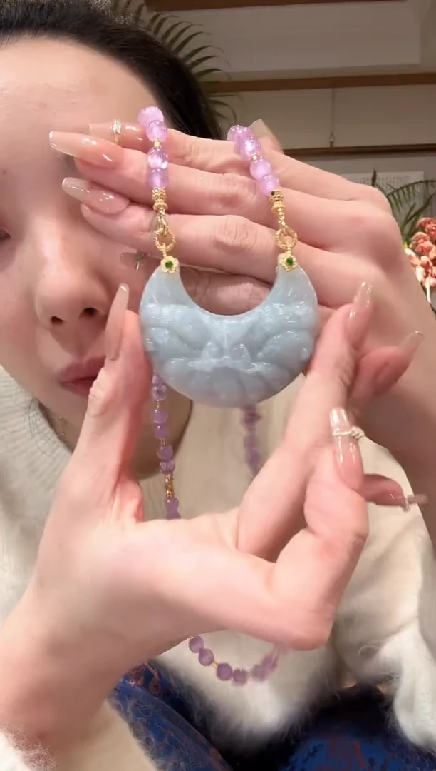 【闪购商品】翡翠颈饰未镶嵌国风