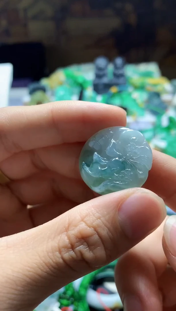 颈饰未镶嵌翡翠天然A货翡翠