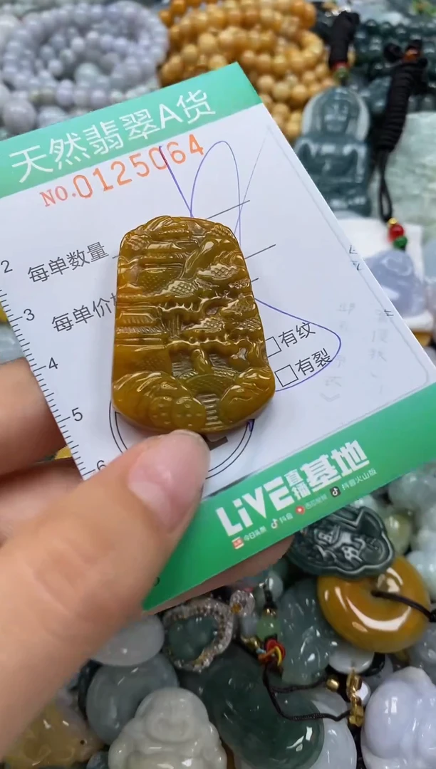 翡翠未镶嵌颈饰闪购0125064