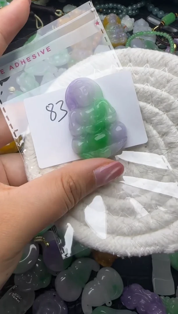 颈饰未镶嵌翡翠缅甸翡翠吊坠