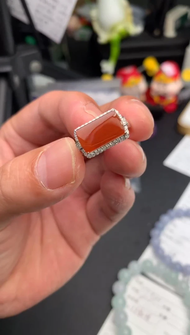 【闪购商品】定制翡翠18K金镶嵌模式推广期24小时鉴赏期