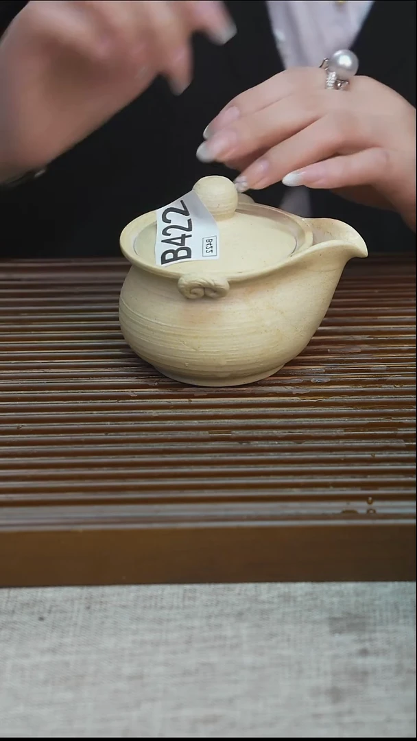 纯手工粗陶茶具每一只不一样