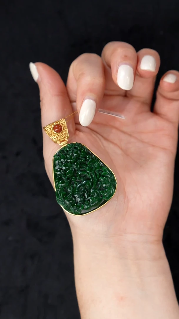 颈饰未镶嵌翡翠吊坠14