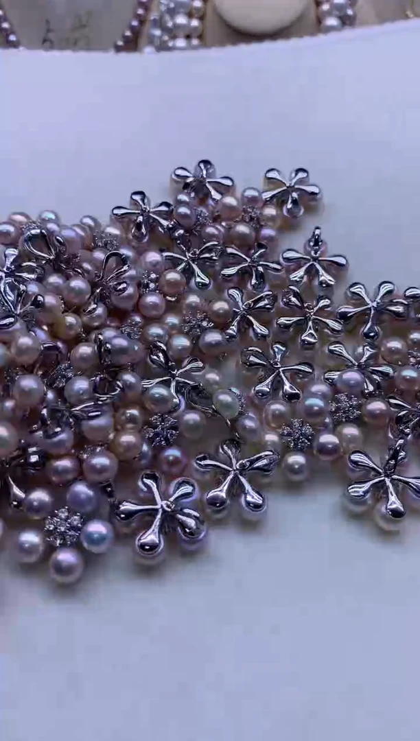 【闪购商品】淡水珍珠吊坠(不含链)合金多发其一