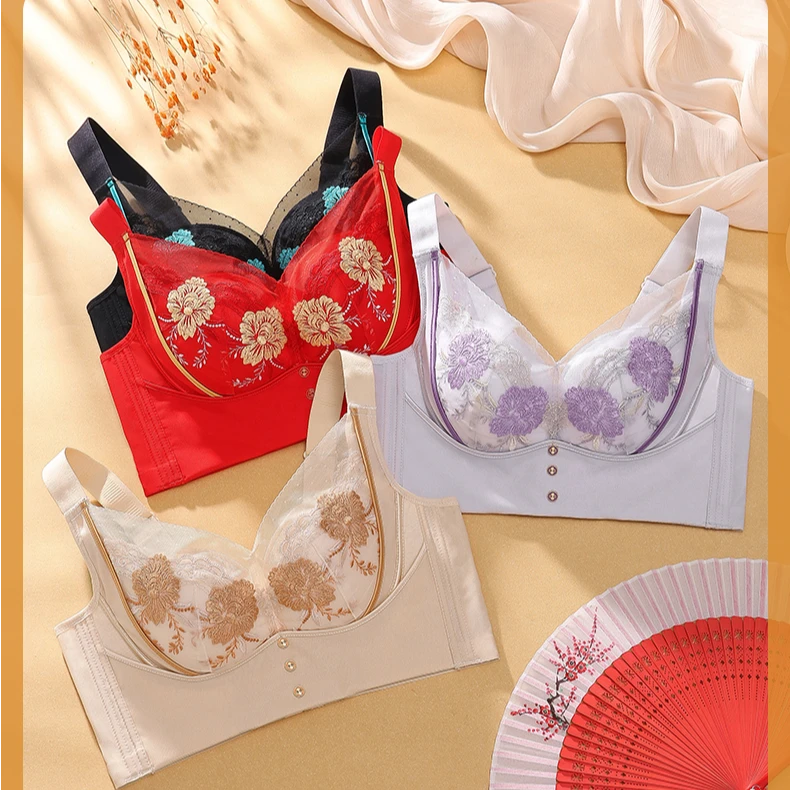 【国风美人】院线AB杯中厚1.5小胸聚拢内衣承上托防下垂收副乳文胸