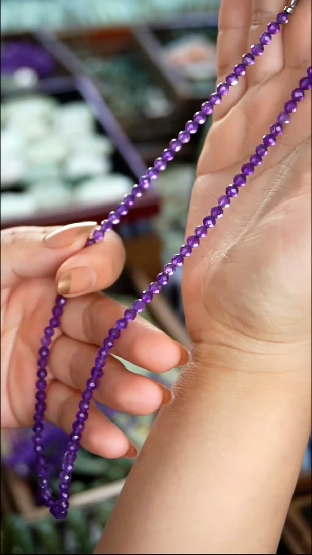 颈饰未镶嵌紫晶001