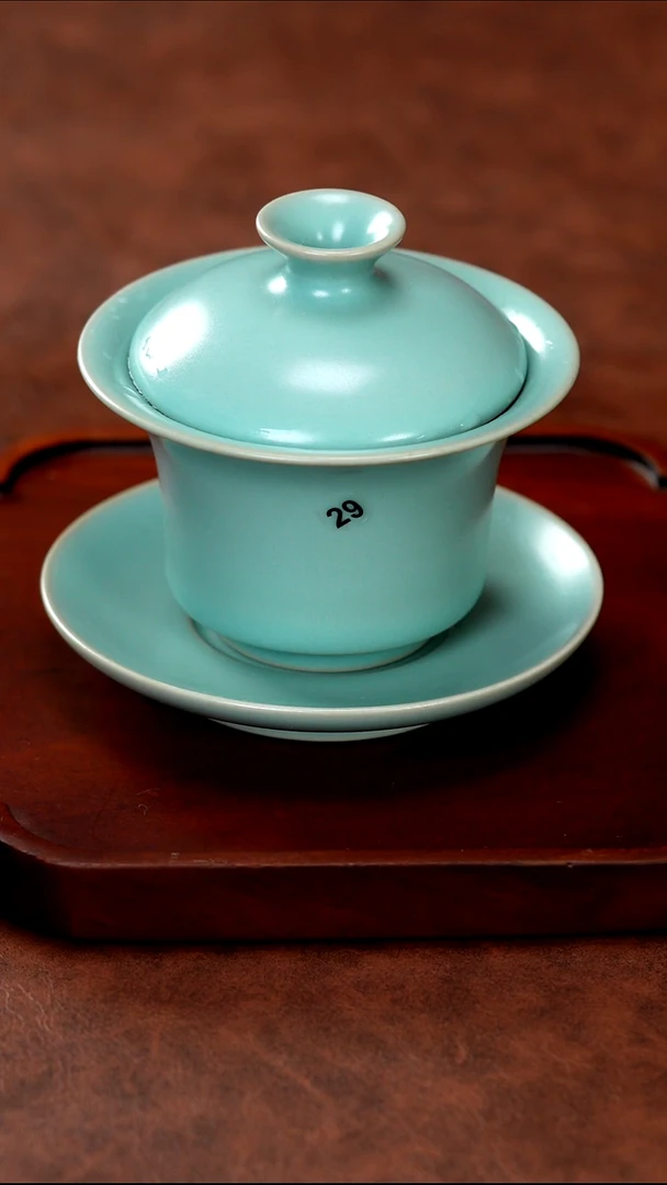 马蹄三才盖碗            29