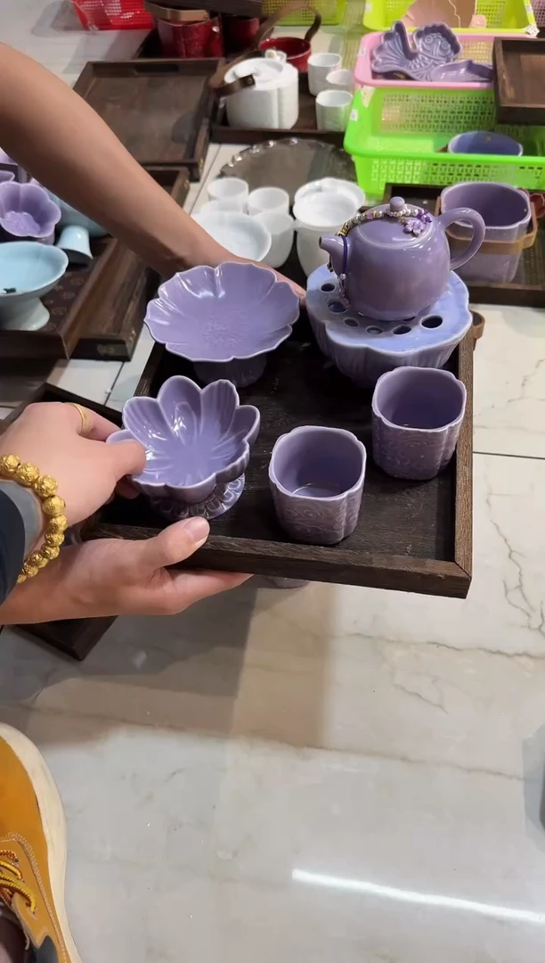 瓷片非 微瑕商品，-托盘 套组