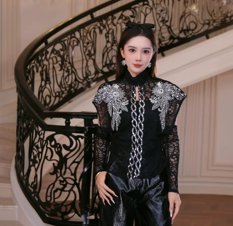 FNN【芙娜妮】2025新款休闲洋气衣服女穿搭气质女装上衣F2530285A