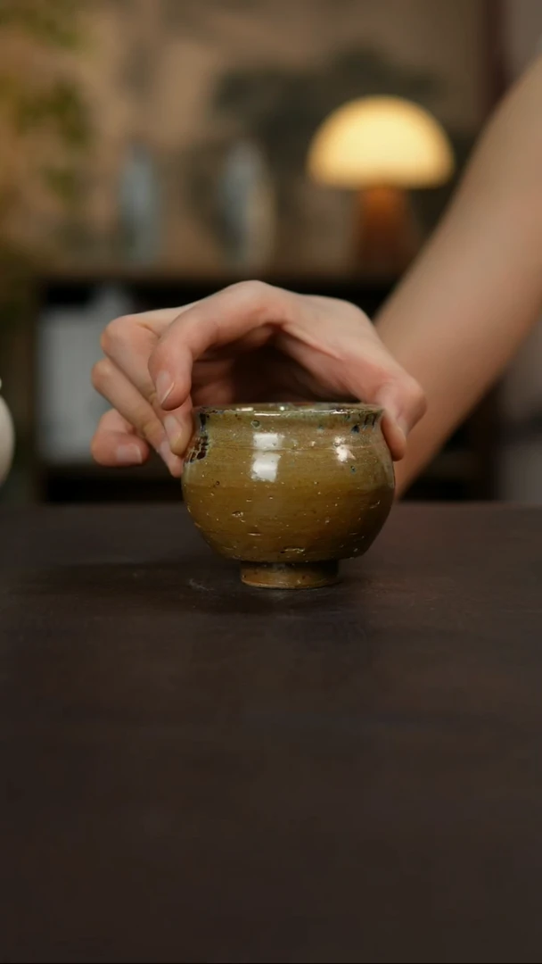 杯景德镇陶瓷杯碗柴烧多人