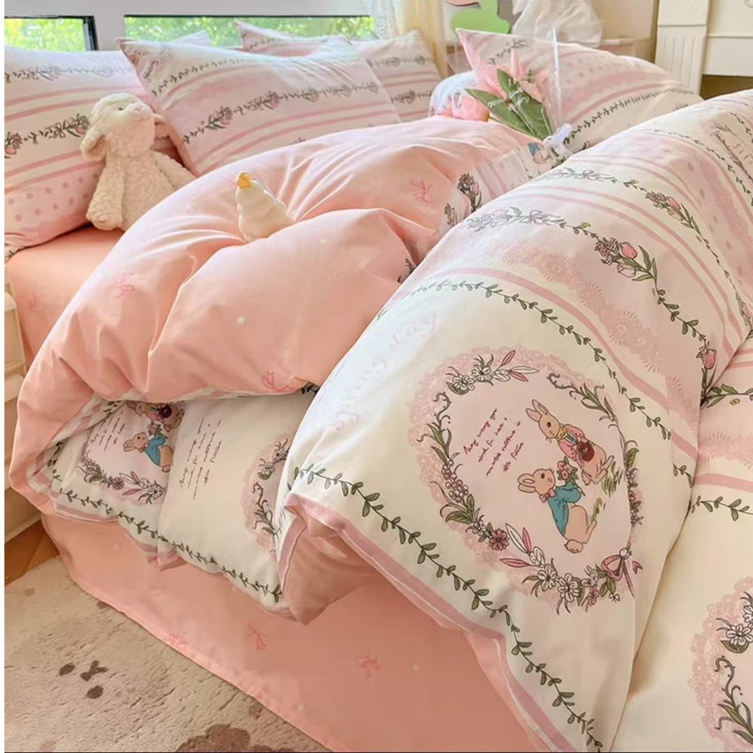 样品四件套处理新疆棉纯棉全棉四件套加厚柔软亲肤双面四季可用