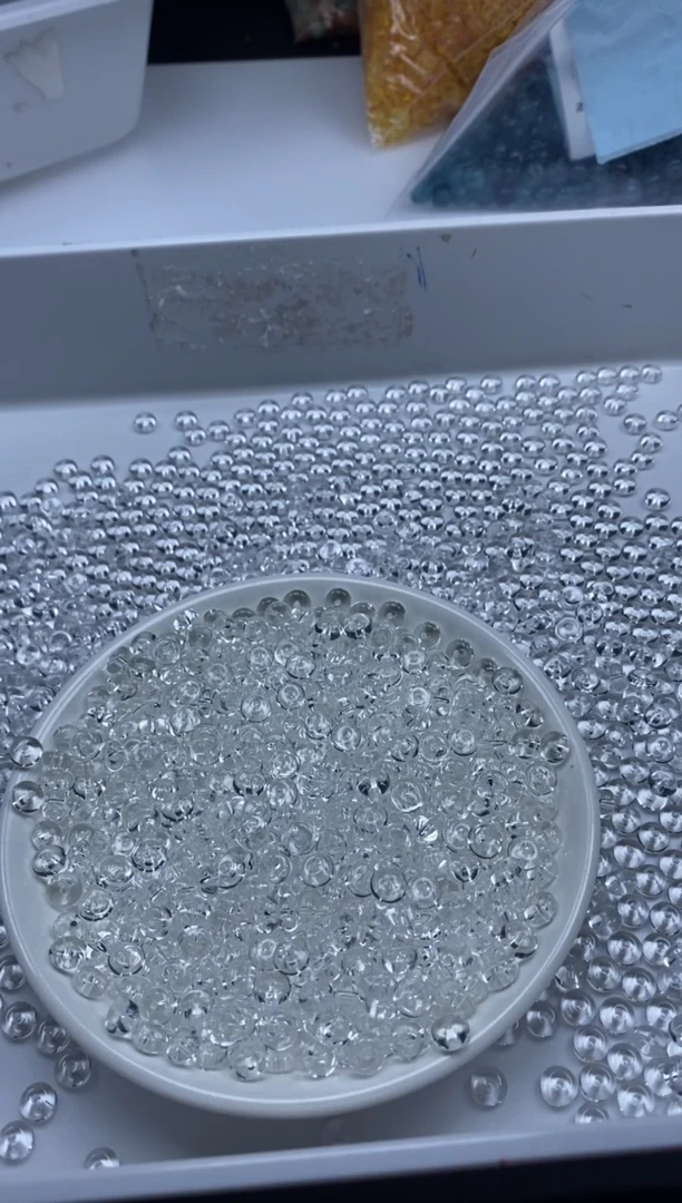 未镶嵌颈饰水晶w2300白水晶算盘6*4mm*40颗
