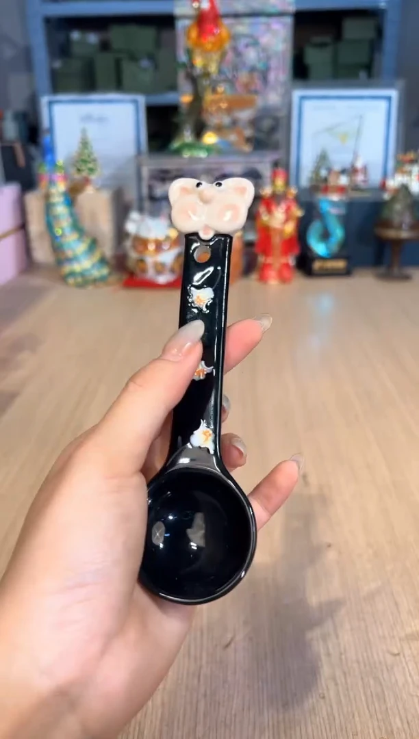 【闪购商品】杯158黑补丁勺子