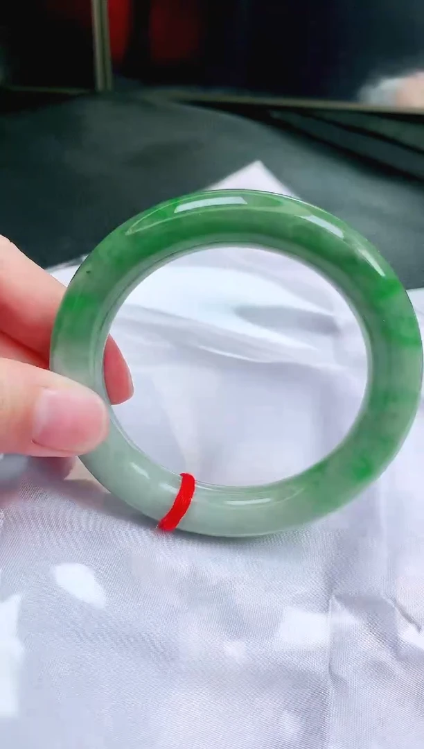 未镶嵌手镯翡翠缅甸天然A货翡翠手镯5455