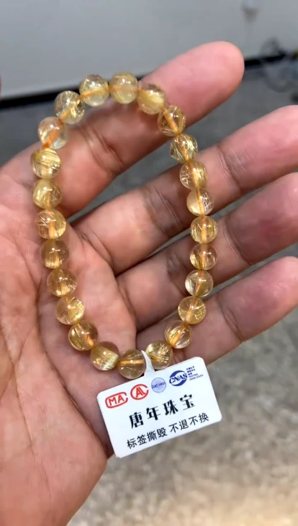 【闪购商品】水晶572-未镶嵌钛金透体7mm+