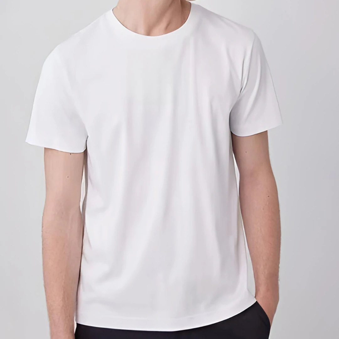 3A抗菌！2025夏季男士新款外贸原单半袖T恤男短袖纯棉体恤衫-022
