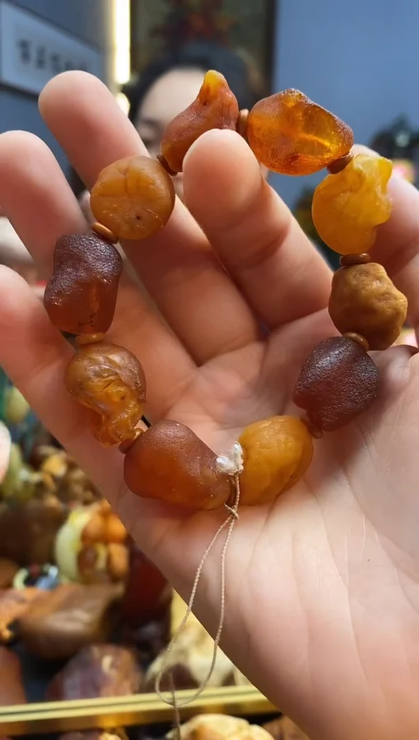 未镶嵌琥珀手串手串