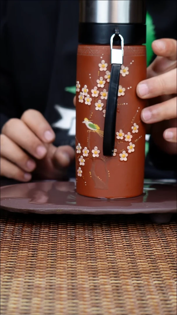 茶壶紫砂汀禾紫砂梅花车载杯