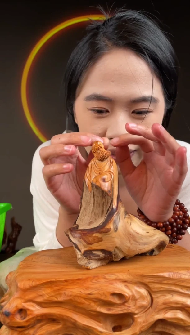 柏木（崖柏）手工摆件,先抢先得! 编号:394