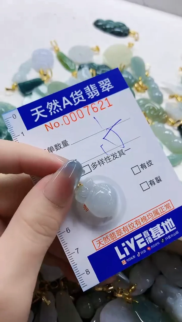 颈饰未镶嵌翡翠纯天然a货翡翠