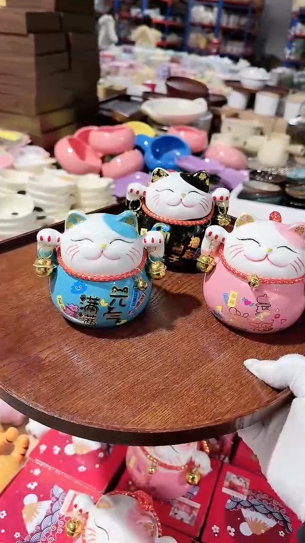 【闪购商品】瓷片3个存钱罐 微瑕凑满20元包邮