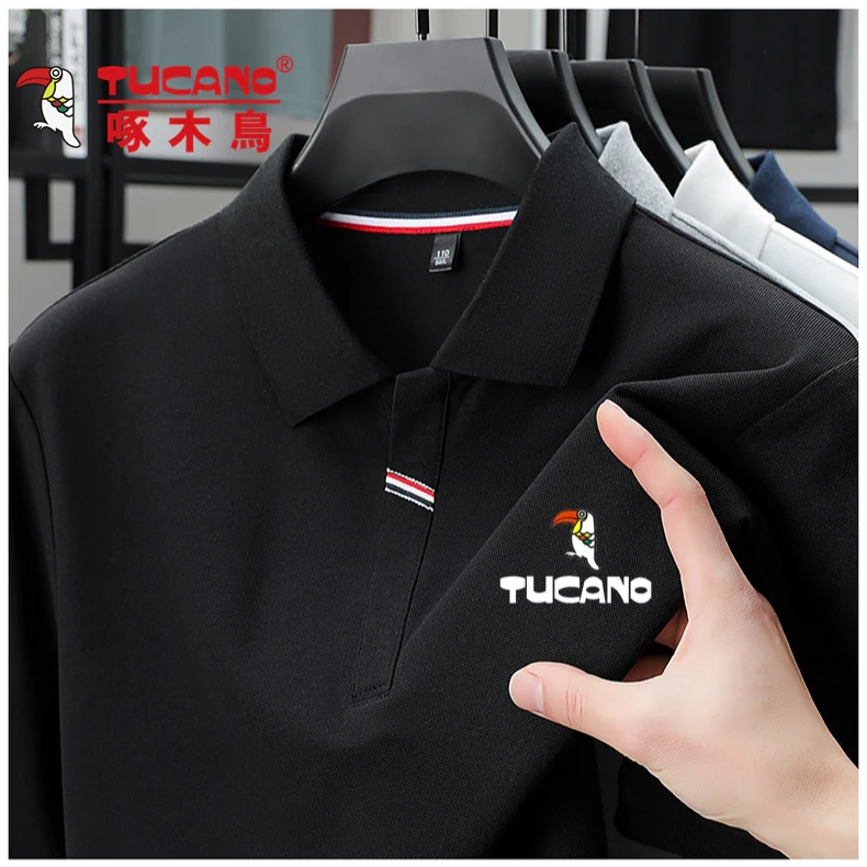 TUCANO/啄木鳥短袖男宽松型夏季Polo衫潮流t恤时尚男装透气百搭