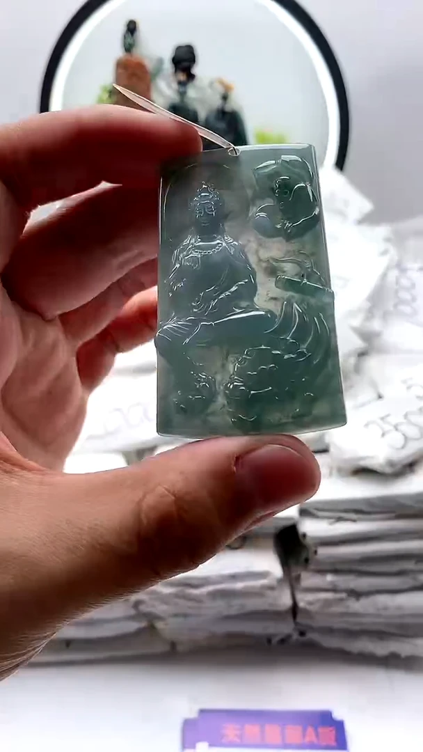 【闪购商品】翡翠颈饰未镶嵌文殊