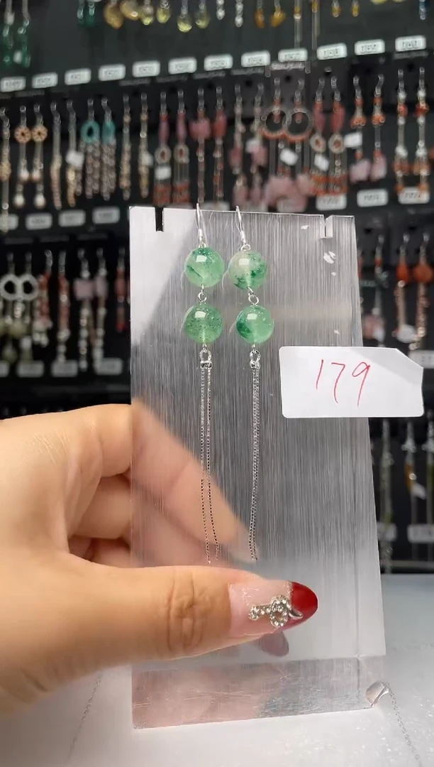【闪购商品】紫晶耳饰银S925镶嵌喜欢拍