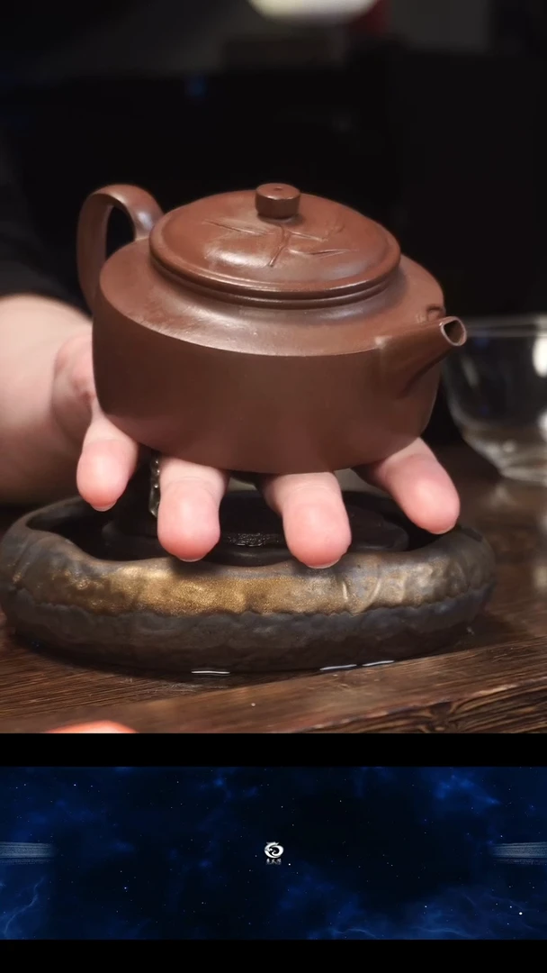 【闪购商品】紫砂茶壶紫泥扁德钟