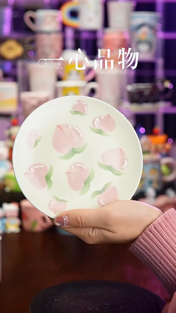 杯子瓷Y746景德镇手工手绘杯子摆件