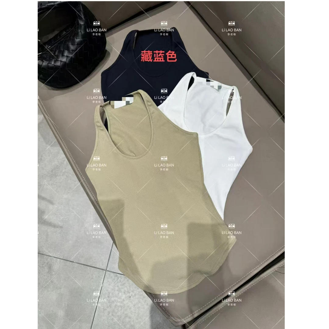 LLB 2025 春夏挂脖胸垫一体内搭背心（衣长55左右）