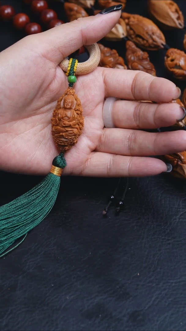 吊坠橄榄核2.1九龙如来单籽