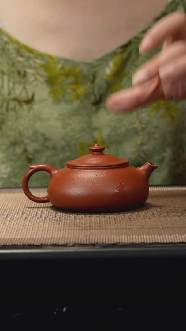 茶壶紫砂朱泥寒江150