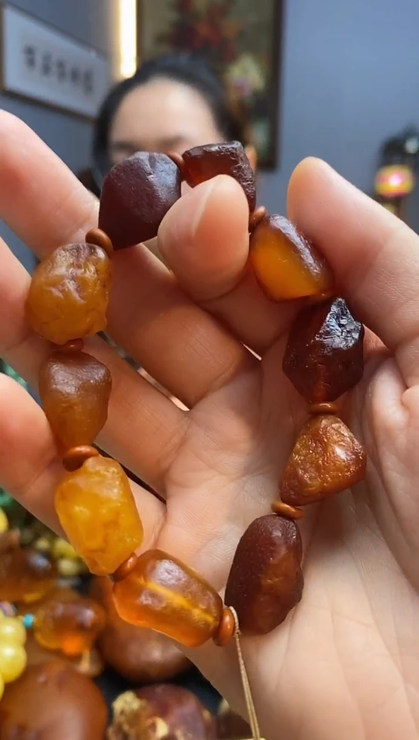 手串琥珀未镶嵌手串