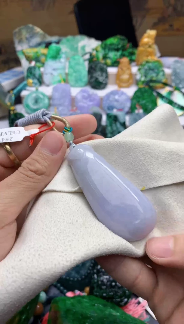 颈饰未镶嵌翡翠天然A货翡翠