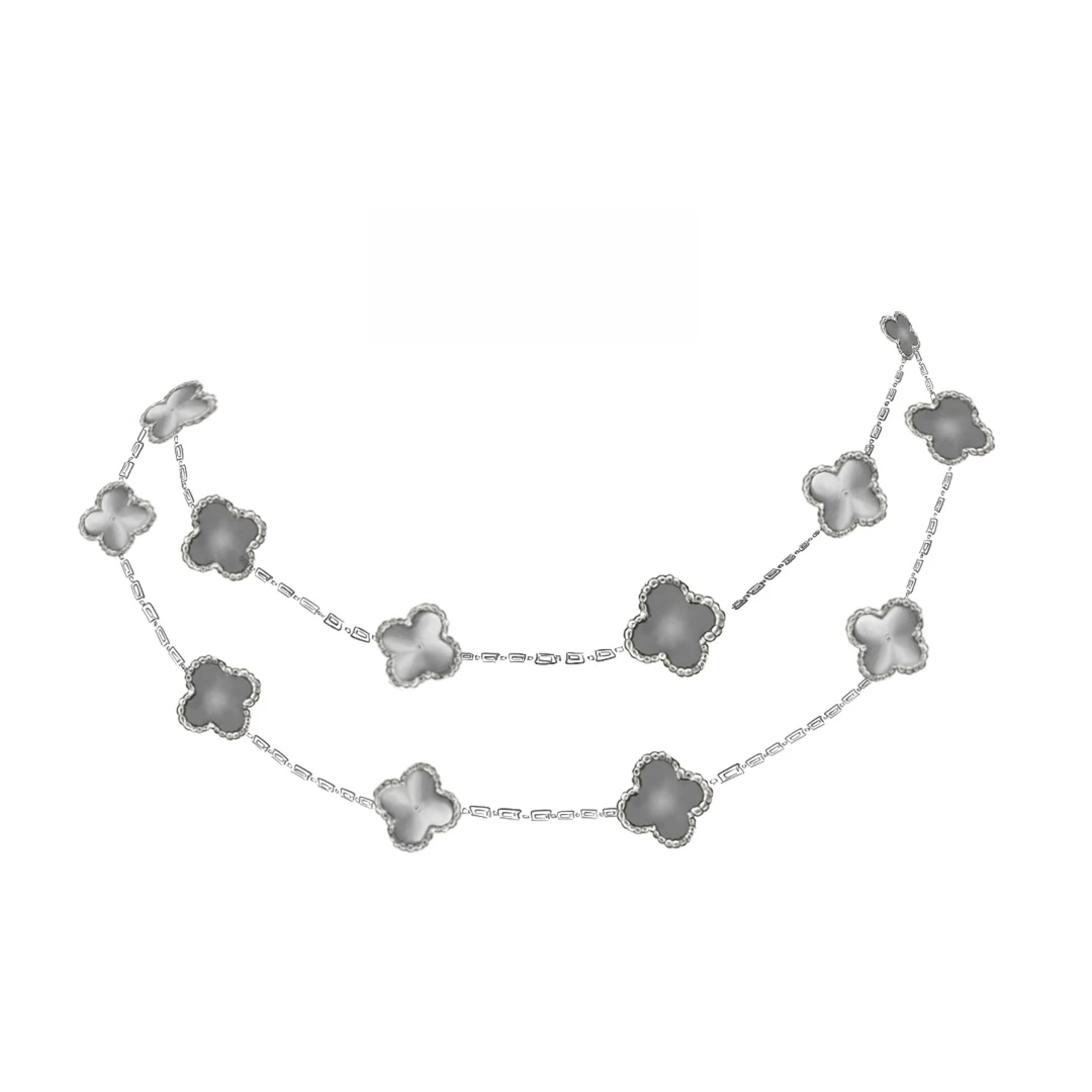 iosn 合金仿珍珠项链 双姐1【二十花项链】  精致轻奢 气质百搭