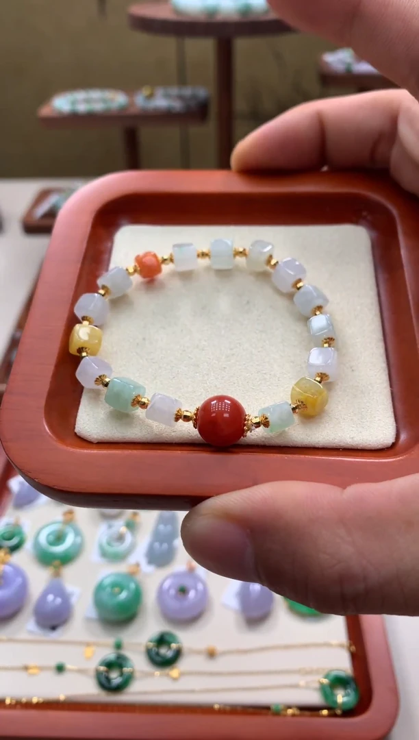 未镶嵌手串翡翠手串