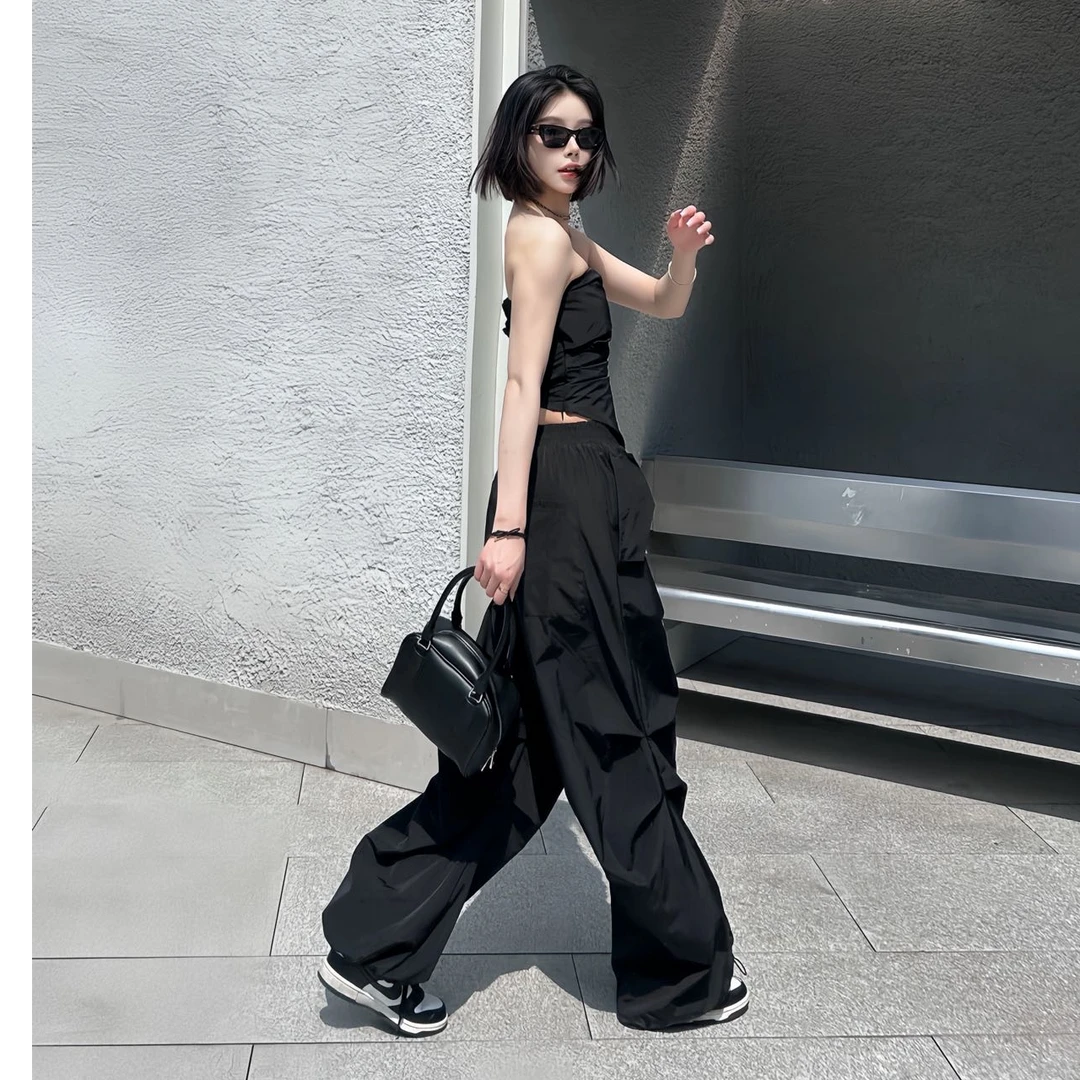 2025夏季新款时尚套装气质显瘦洋气休闲百搭性感一字肩上衣长裤女