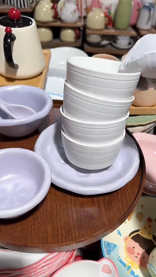 陶瓷4个韦斯米饭碗 微瑕凑满20元包邮