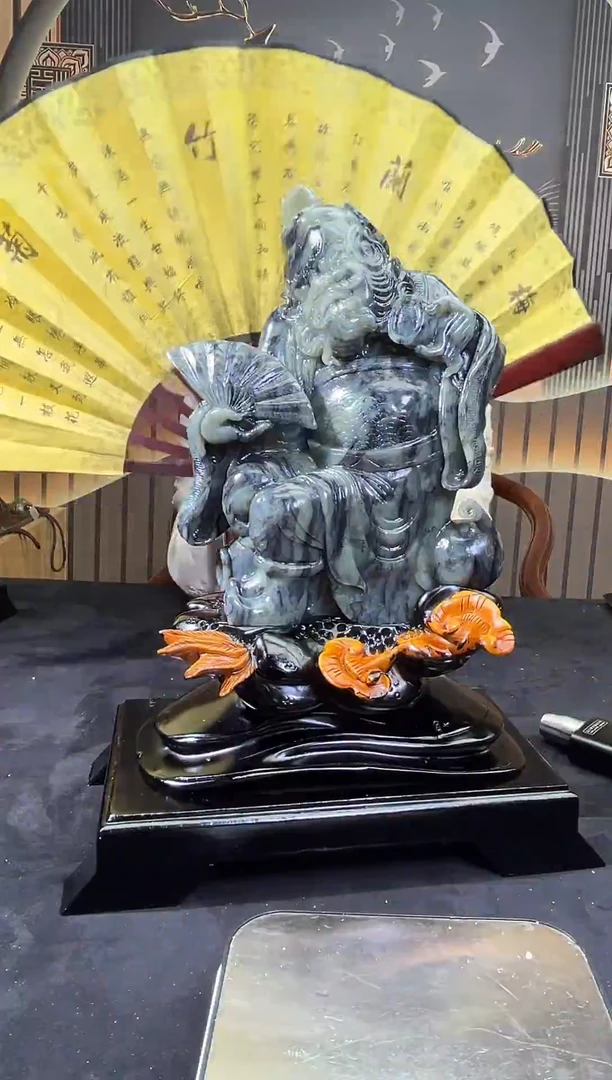 和田玉未镶嵌摆件摆件