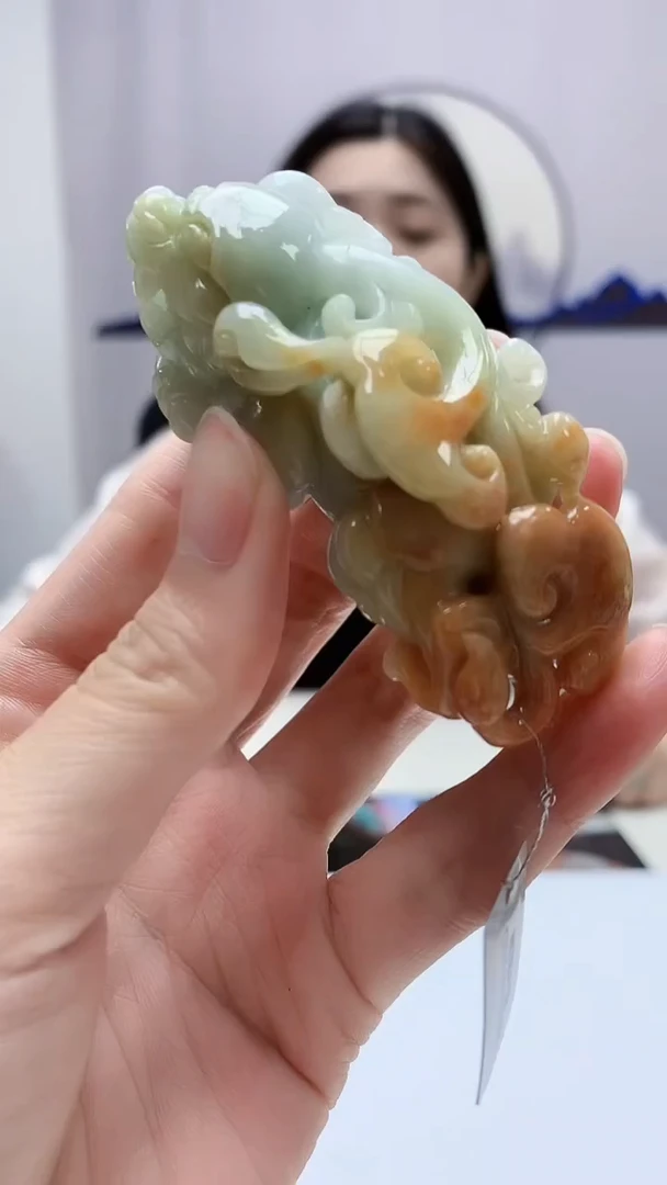 定制翡翠未镶嵌0405zm-毛货赠底座貔貅75
