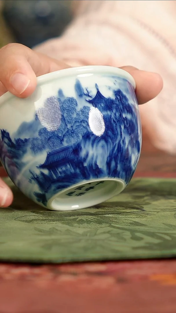 瓷片荣*欣景德镇手工手绘茶器，，，，微瑕